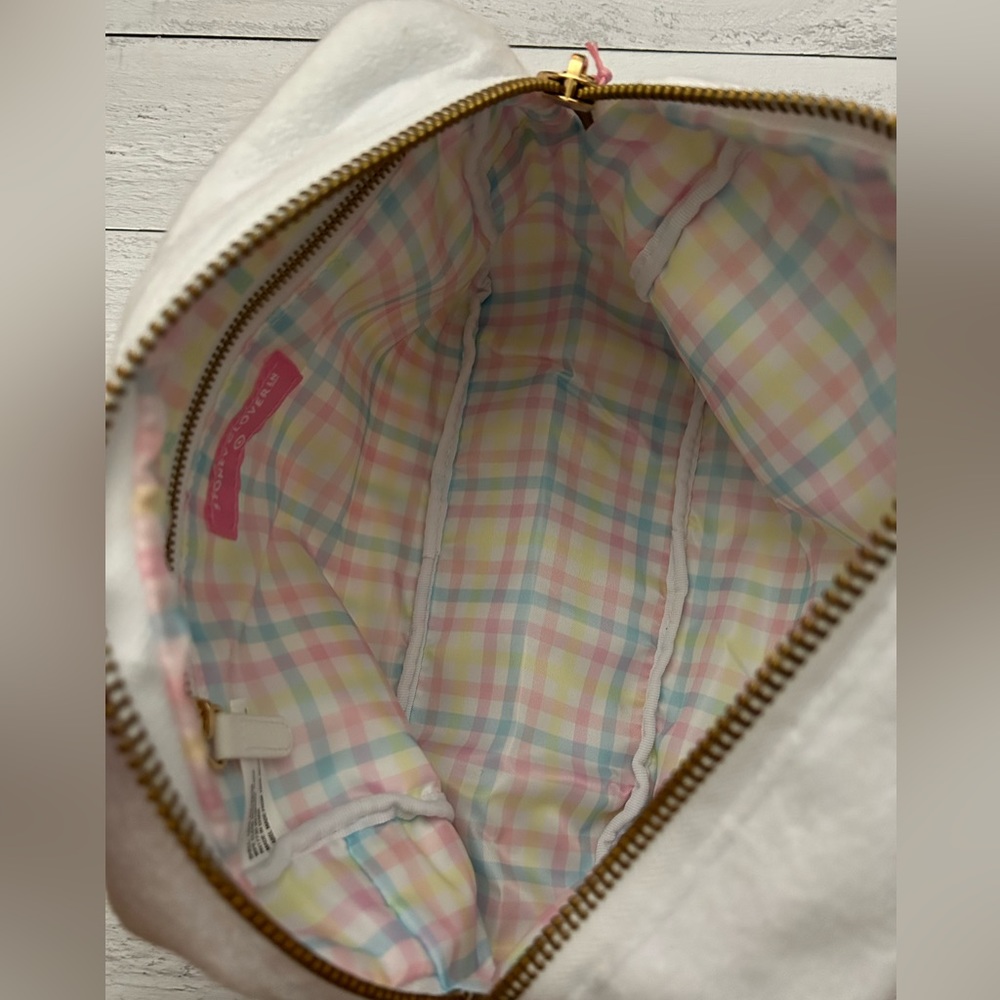 NWT White Terry cloth Stoney Clover Lane x Target Pouch - Picture 5 of 6
